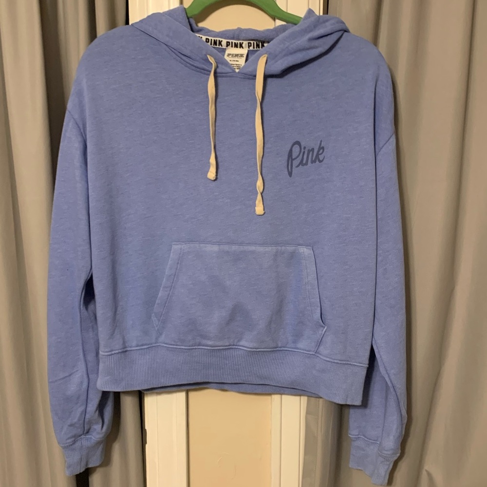 VS pink cropped hoodie